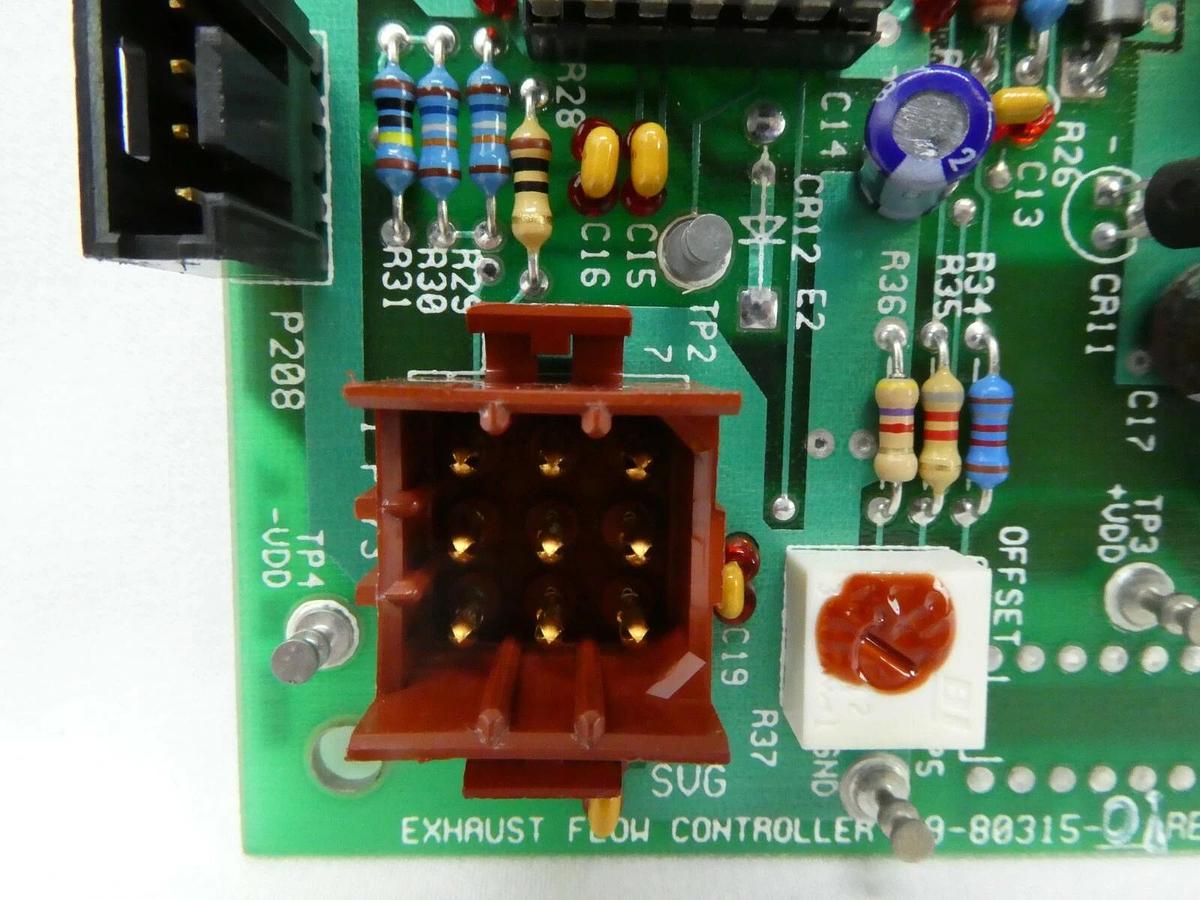 Used SVG Silicon Valley Group 99-80315-01 Exhaust Flow Controller PCB Rev. B Working