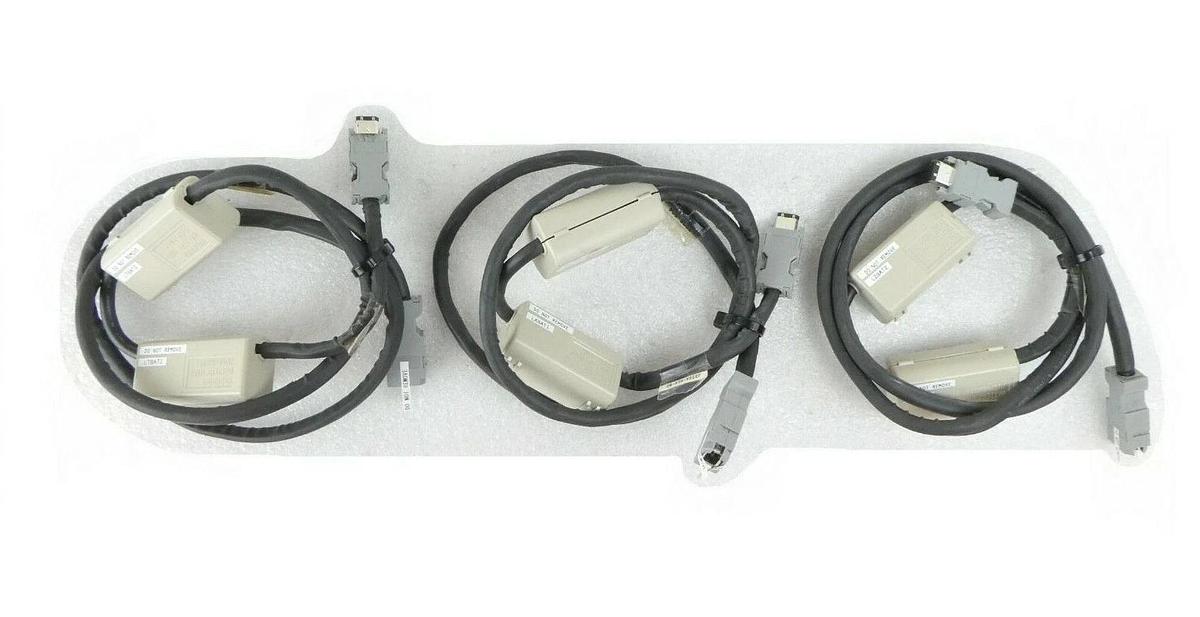 Used Nikon FX-601F X Y Theta Encoder Cable Set of 3 Yaskawa JUSP-BA01 Working Surplus