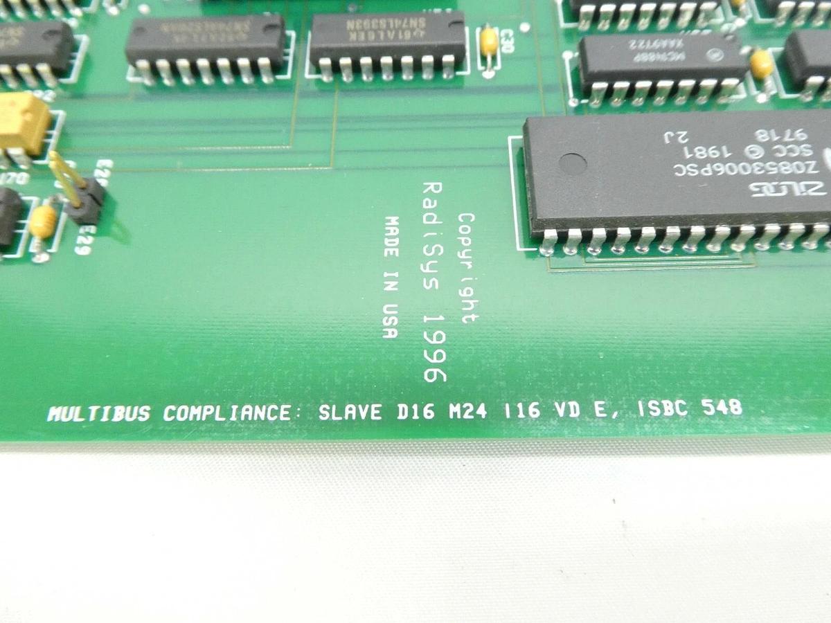 Used RadiSys PBA115970-010 Multibus Compliance Slave PCB Card ASML 859-8150-002B