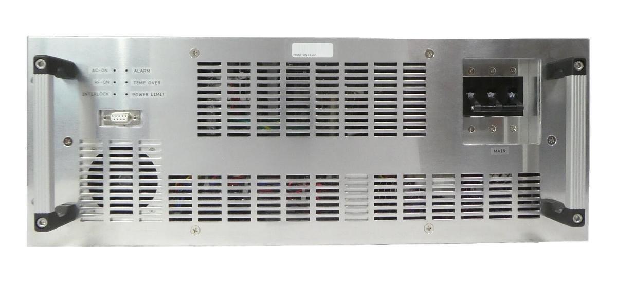 Pearl Kogyo 50V12-A2 Rack Mount RF Generator 121MHz @ 5kW New Surplus