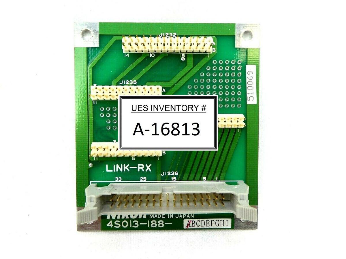 Used Nikon 4S013-188 Interface Board PCB LINK-RX NSR-S307E DUV System Working Spare