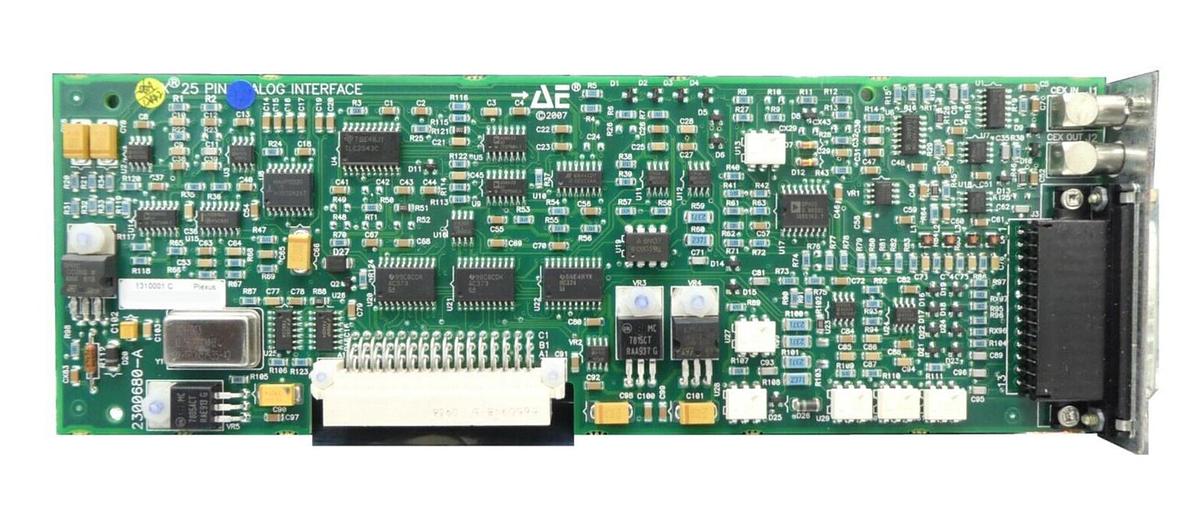 Used AE Advanced Energy 2300680-A 25 Pin Analog Interface PCB Card 1310001 Working