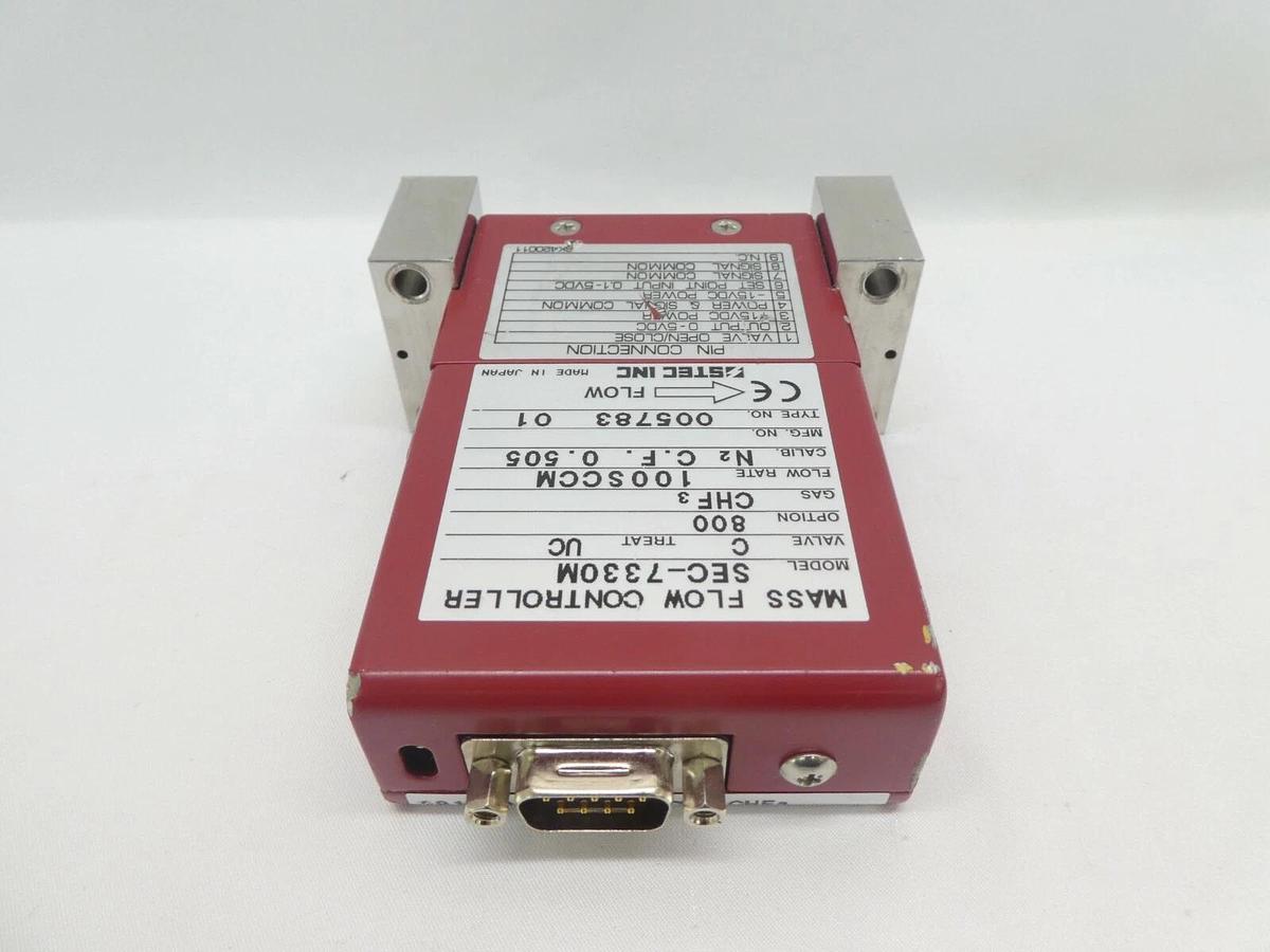 Used STEC SEC-7330M Mass Flow Controller MFC SEC-7330 100 SCCM CHF3 Working Surplus