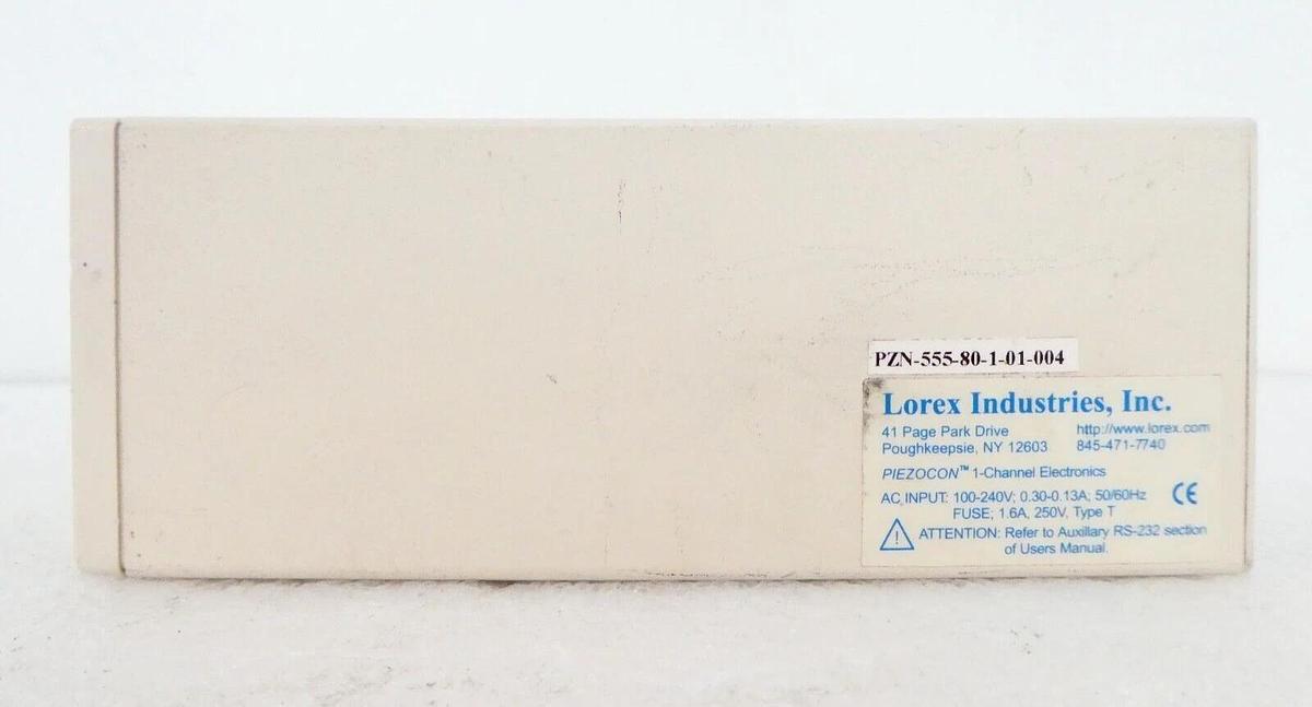 Used Lorex PZN-555-80-1-01-004 1-Channel Gas Concentrator Controller Piezocon Spare