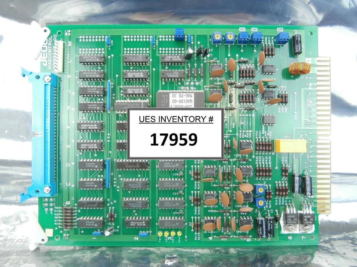Used JEOL AP002116-00 Processor Board PCB Card MAGCONTROL TN JSM-6400F Used Working