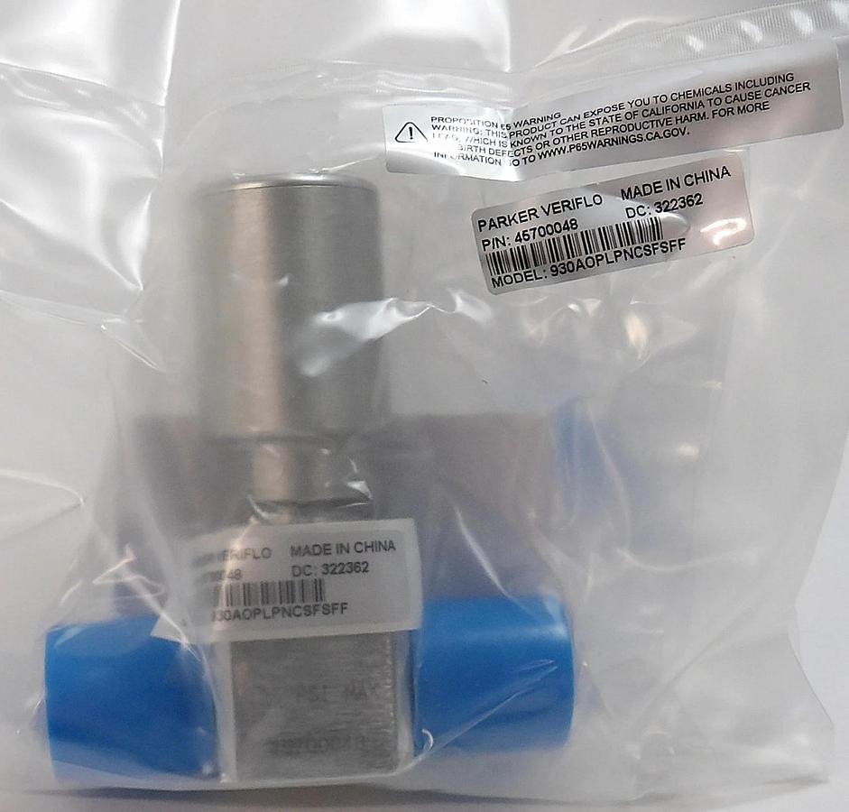 Parker Veriflo 45700048 Diaphragm Valve 930AOPLPNCSFSFF Reseller Lot of 6 New