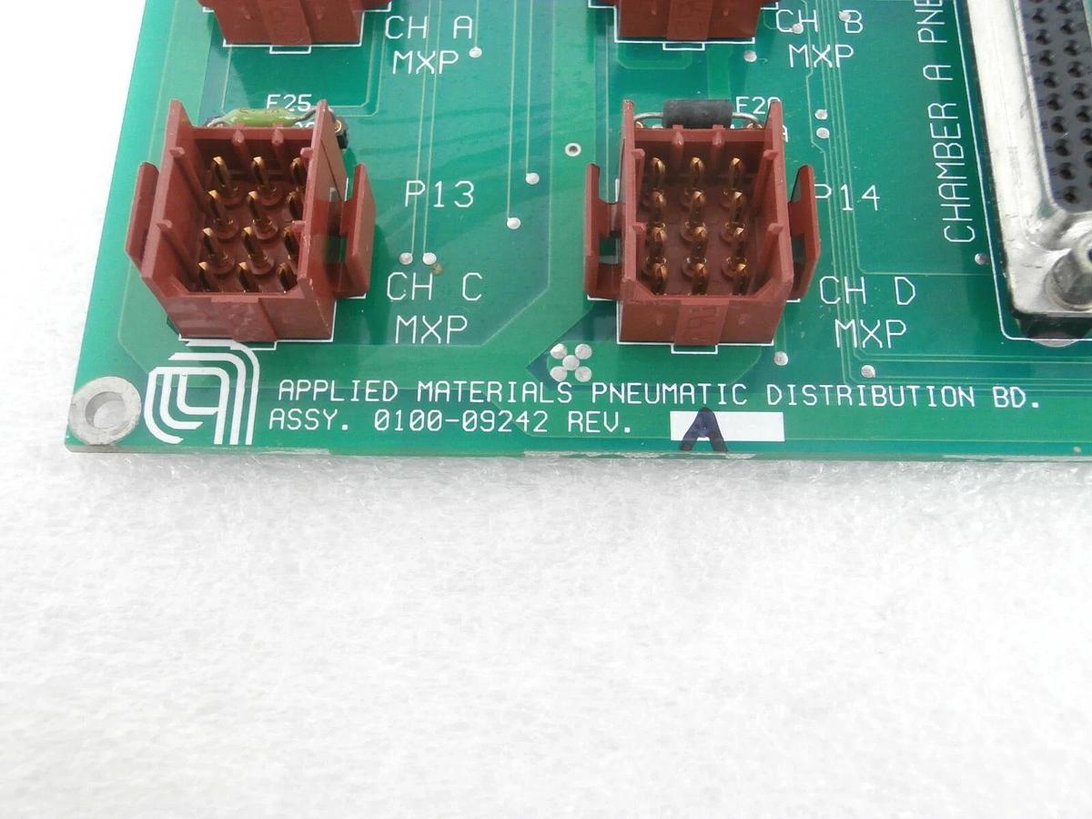 Used AMAT Applied Materials 0100-09242 Pneumatic Board PCB Samsung VAL-93-2784-86
