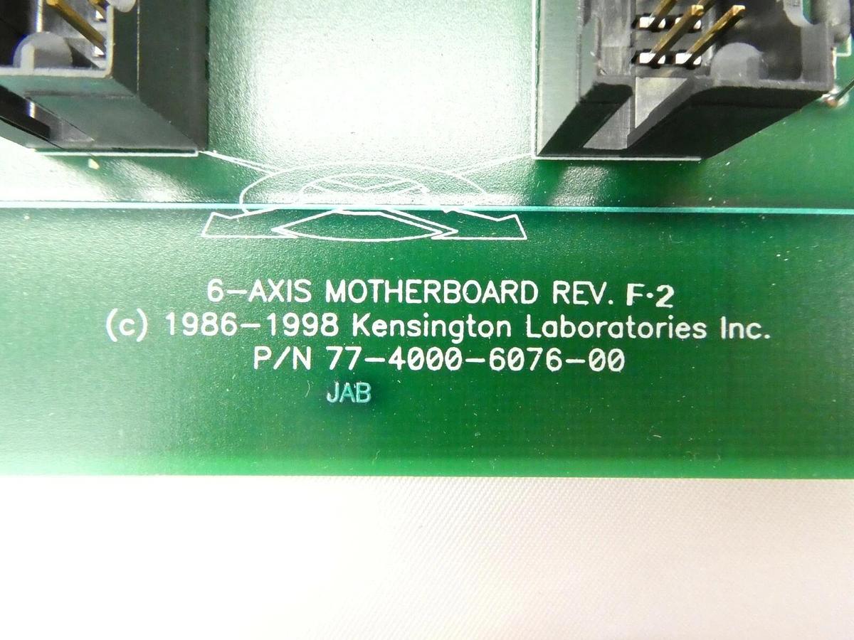 Used Kensington 77-4000-6076-00 6-Axis Motherboard PCB Card Rev. F.2 Working Spare