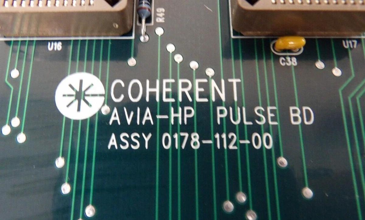 Used Coherent 0178-112-00 Avia-HP Pulse PCB Card Assembly AVIA 355-3000 Working