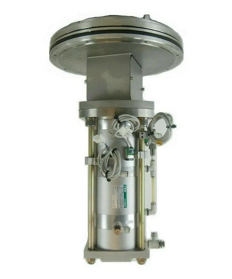 Used CKD SCS-LNW-FA-140-B52.5-N11.5-HL24919 Pneumatic Cylinder Chamber Wafer Chuck