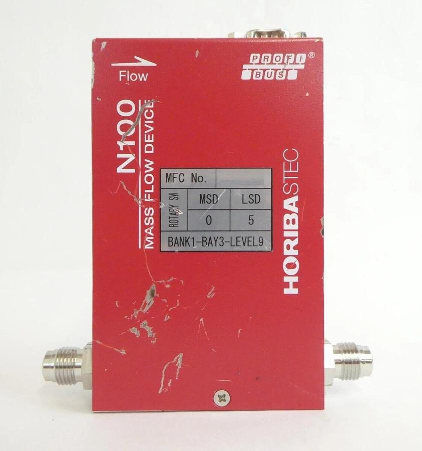 Used Horiba STEC N100 Mass Flow Controller MFC SEC-N126MGR Lot of 10 Working Surplus