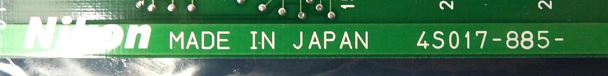 Used Nikon 4S017-885 Interface Connector I/O Board PCB LC-MTHR NSR System Working