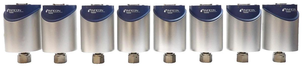 Used Inficon 390-145 Baratron Transducer CDG100D Reseller Lot of 8 Working Surplus