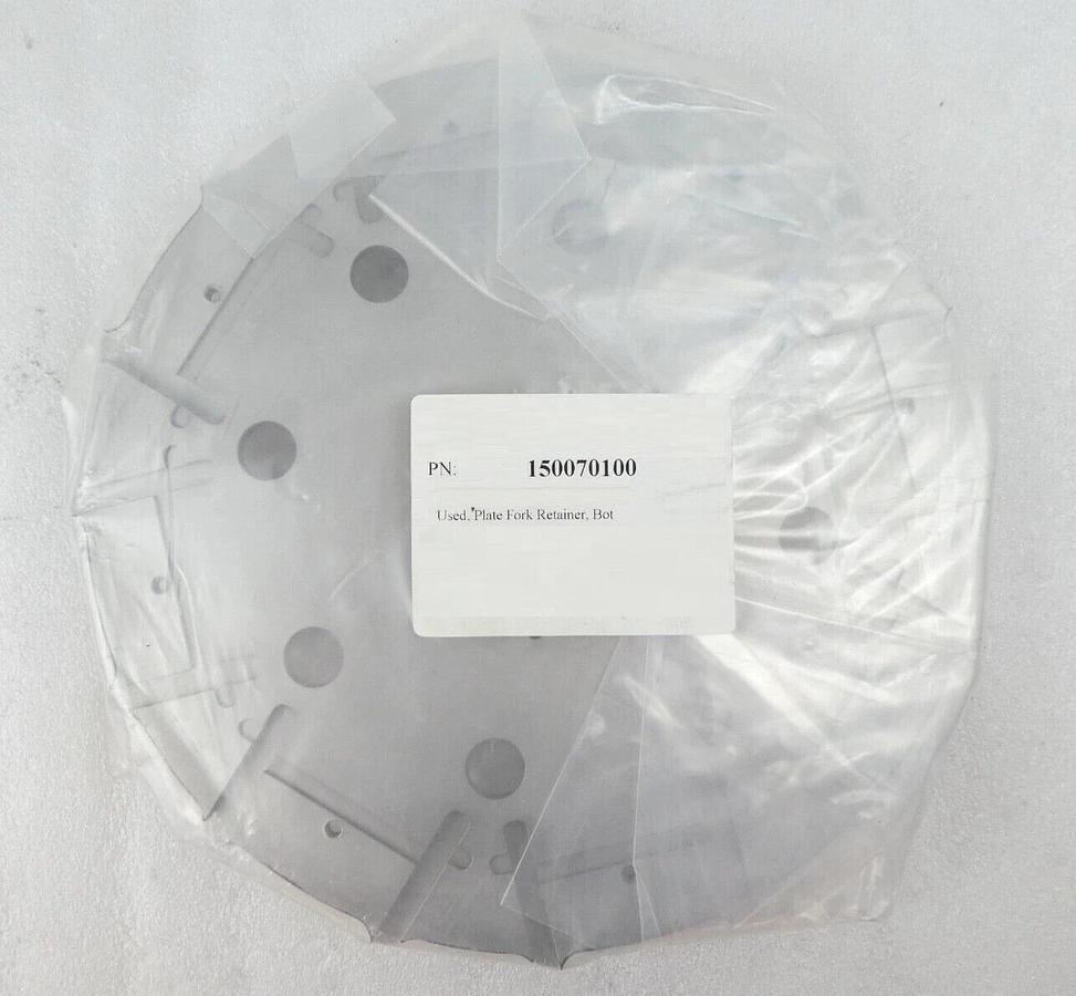 Refurbished Novellus Systems 15-00701-00 150mm Bottom Fork Retainer Plate Refurbished