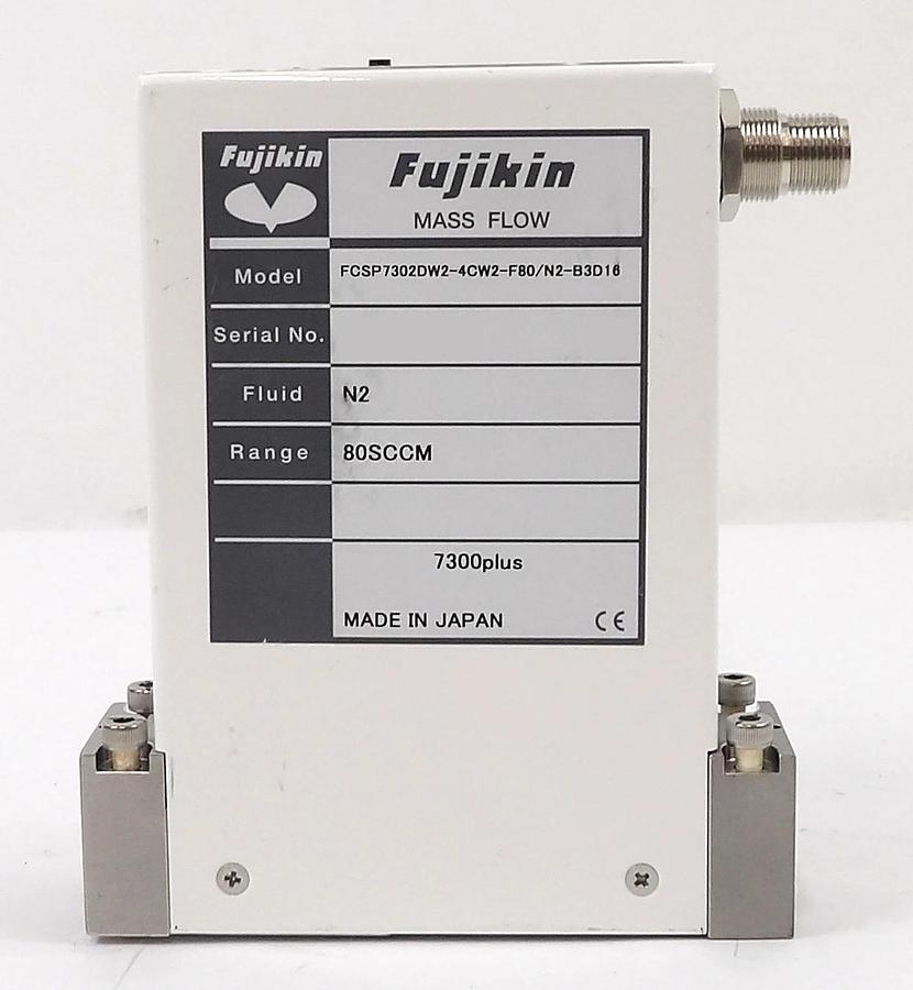 Used Fujikin FCSP7302DW2-4CW2-F80/N2-B3D16 Mass Flow Controller MFC Lot of 4 Surplus