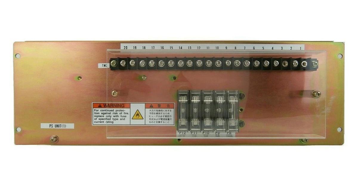 Used JEOL PS UNIT(1) Power Supply Rack JWS-2000 Wafer Defect Review SEM Working Spare