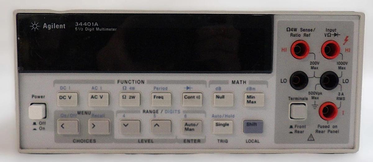 Used HP Hewlett-Packard 34401A 6 1/2 Digit Multimeter Reseller Lot of 2 Working