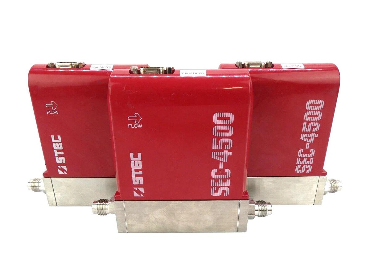 Used Horiba STEC SEC-4500M Mass Flow Controller SEC-4500 10 LM H2 Reseller Lot of 3