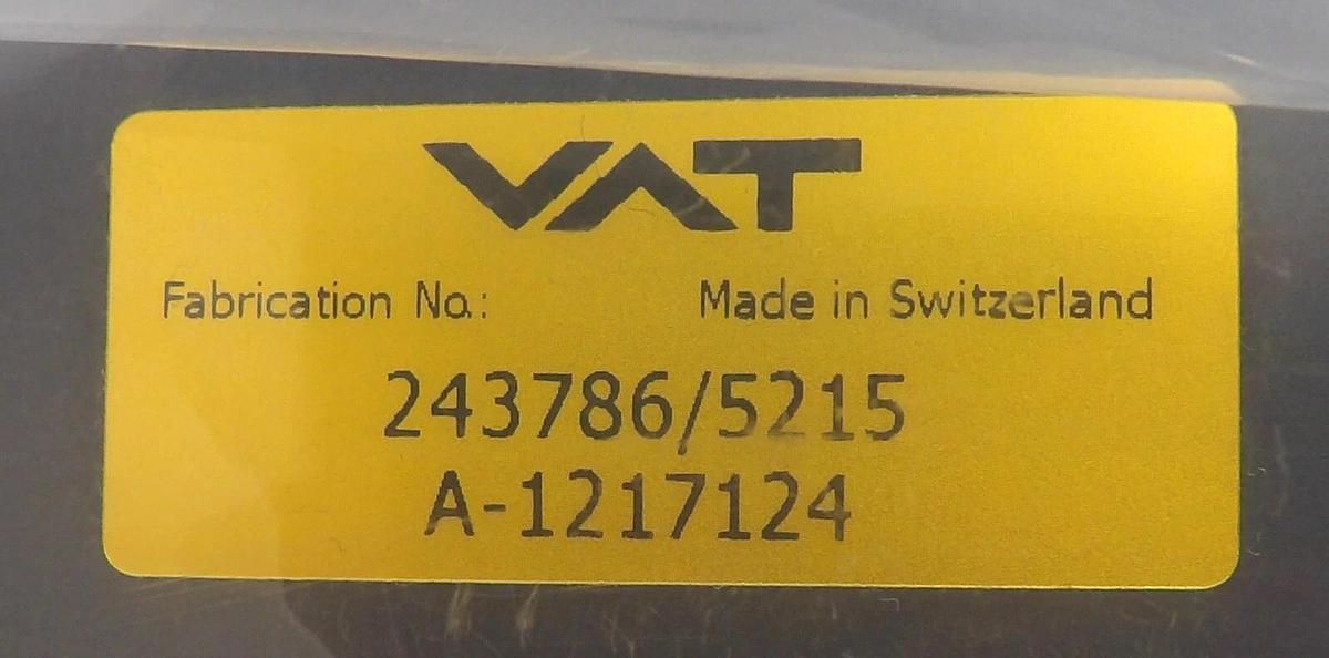 Refurbished VAT 243786 Pneumatic Vacuum Valve Actuator Assembly Refurbished