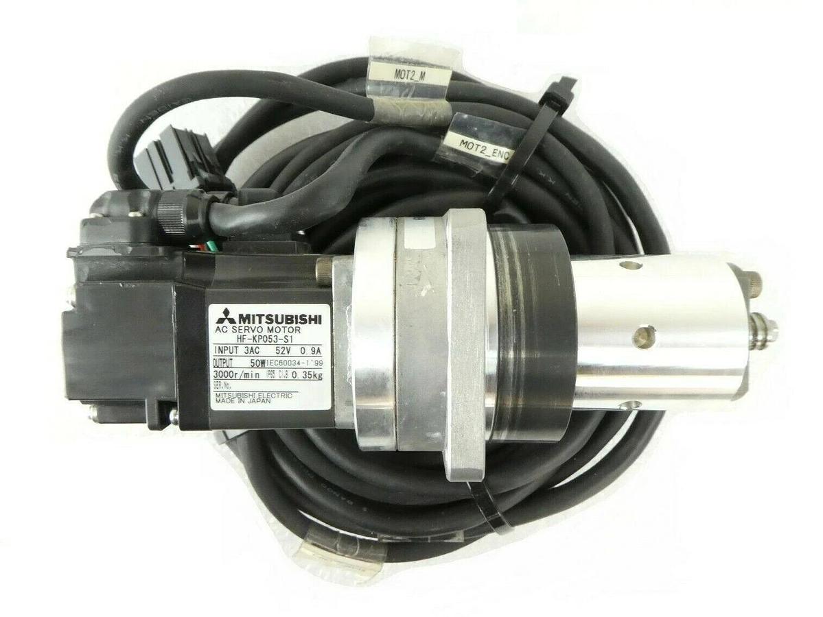 Used Nikon 4K186-969 Servo Motor Assembly Mitsubishi HF-KP053-S1 NSR FX-601F Working