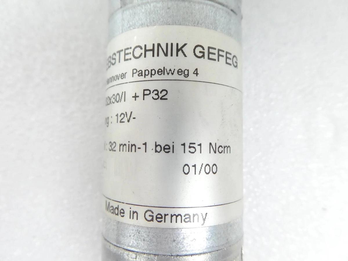 Atriebstechnik M32x30/I + P32 DC Motor Mattson 933-14006-00 Lot of 2 New Spare
