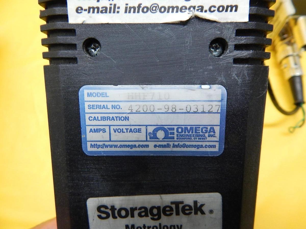 Used Omega Engineering HHF710 Digital Hygro-Thermometer Anemometer Meter Set Used