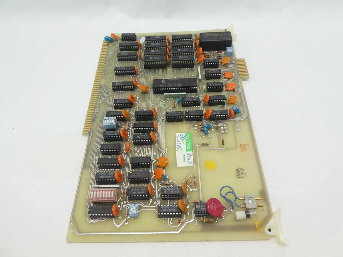 Used Varian Semiconductor VSEA D-F3831001 Power Fail/RTC PCB Card Rev. F Working