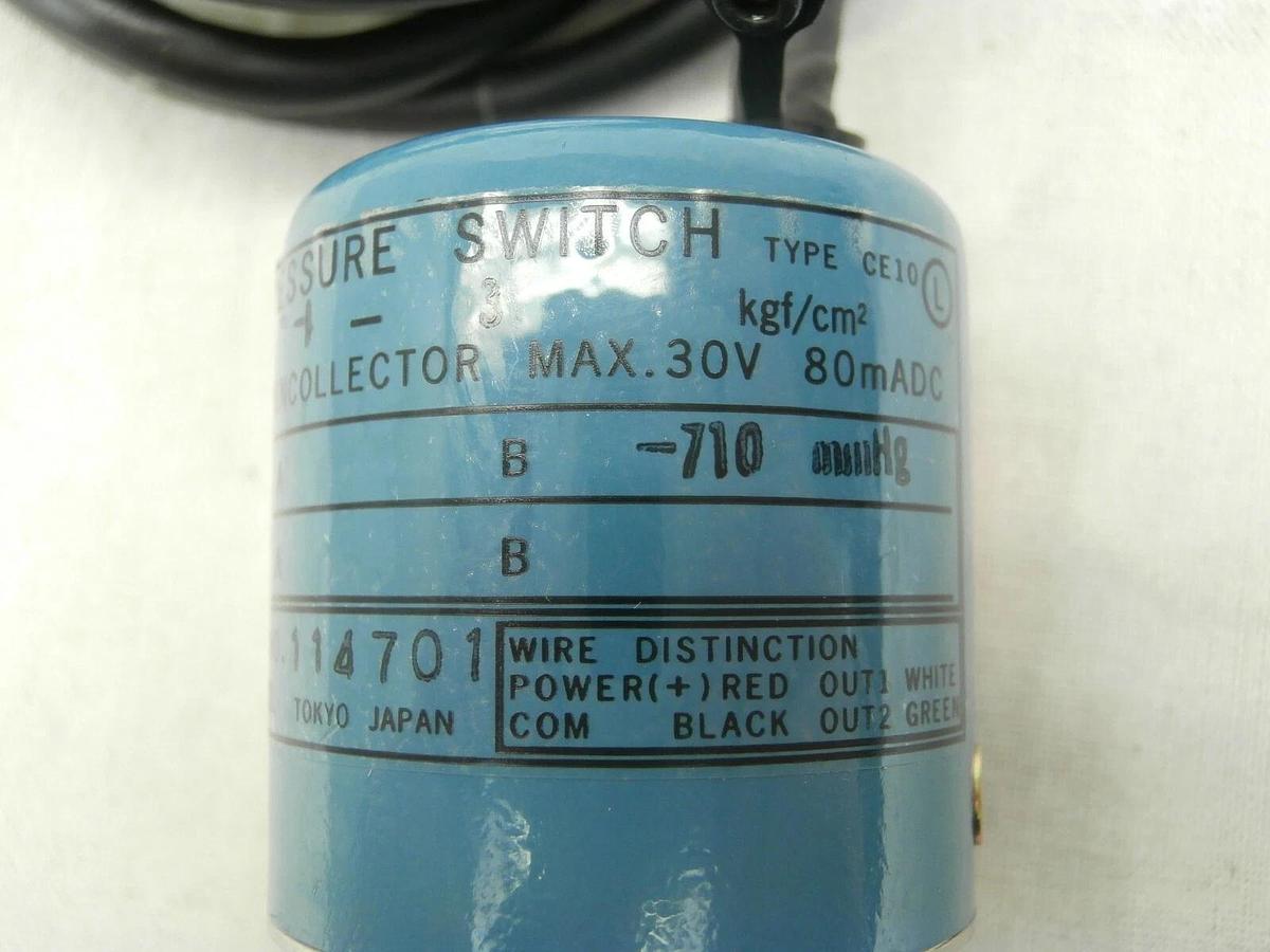 Used Nagano Keiki CE10 Electronic Pressure Switch TEL ID86-004116-13 Unity II Used