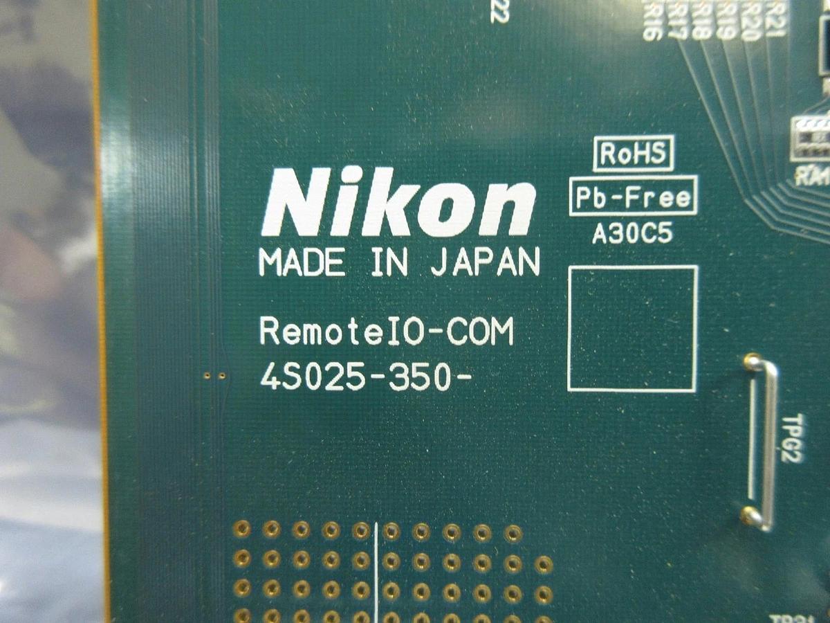 Used Nikon 4S025-350 Remote IO-COM Board PCB Card NSR System Used Working