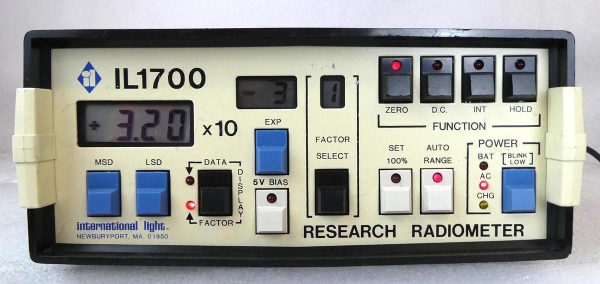 Used International Light Technologies IL1700 Research Radiometer Module Working Spare