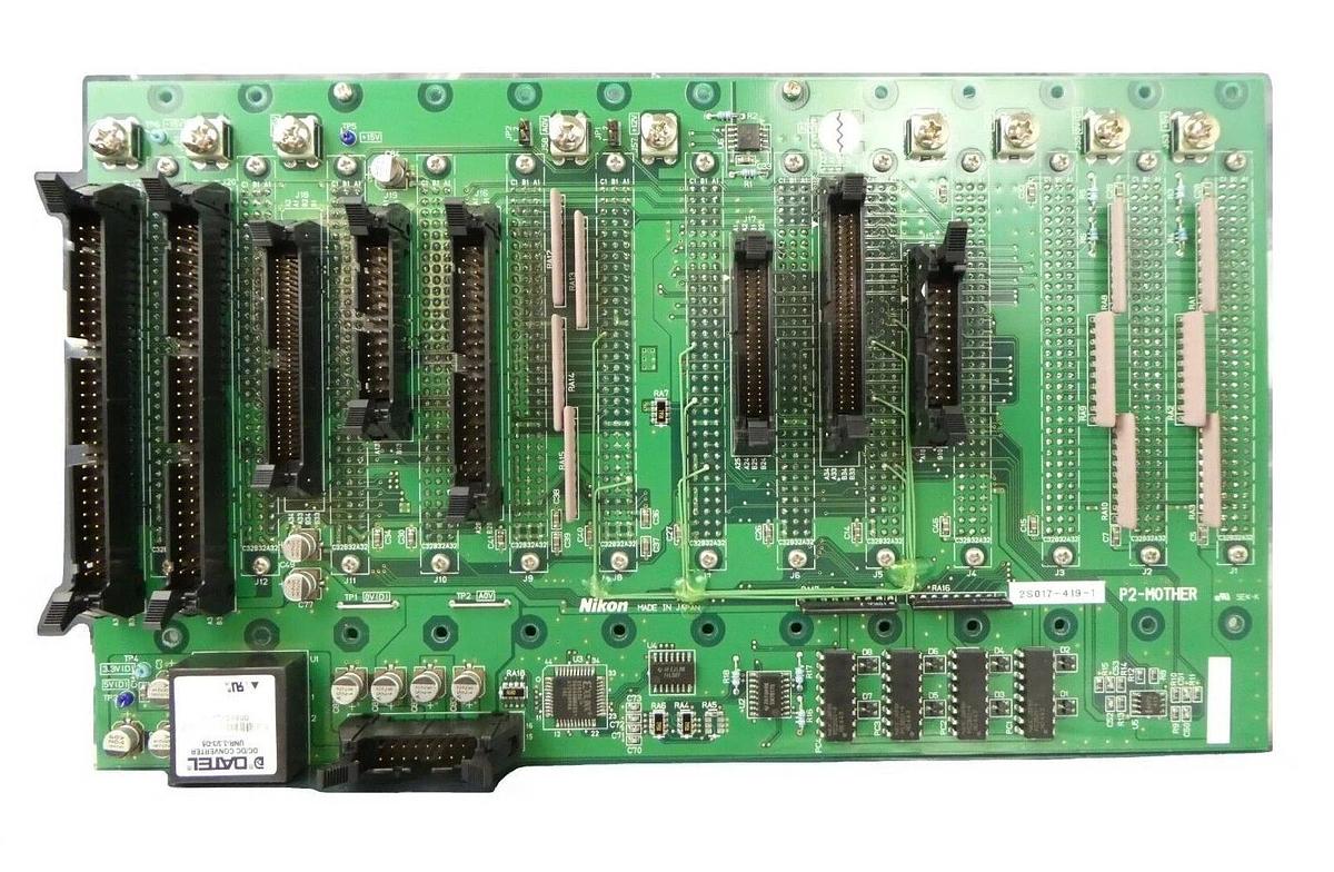 Used Nikon 2S017-419-1 Interface Connector Backplane PCB P2-MOTHER NRM-3100 Working
