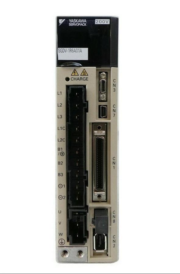 Used Yaskawa Electric SGDV-1R6A01A Servo Drive SERVOPACK Rudolph F30 Working Surplus