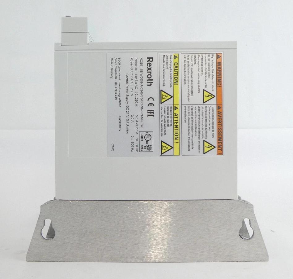 Used Rexroth HCS01.1E-W0009-A-02-E-S3-EC-NN-NN-NN-FW IndraDrive Controller Working