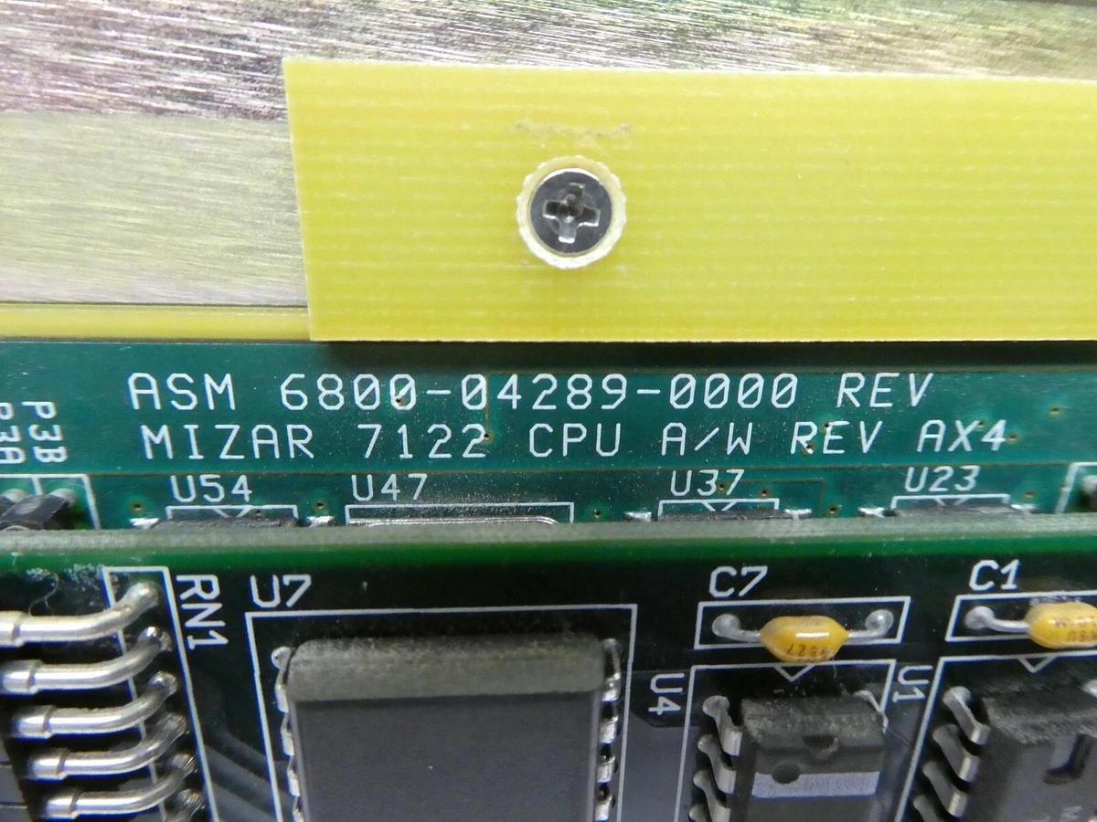 Used Mizar 7122-J-00-00 CPU VME Module PCB Card ASM 6800-04289-0000 IDS-1000 Working