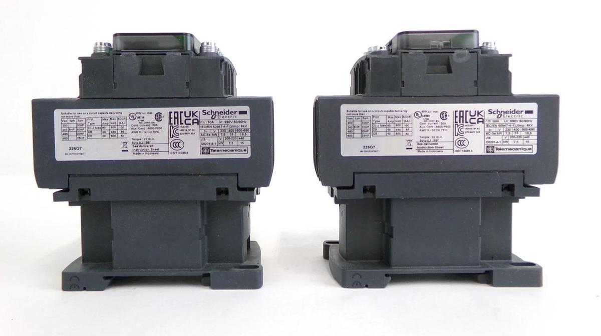 Schneider Electric LC1D326G7 Contactor LC1D TeSys Deca Reseller Lot of 4 New