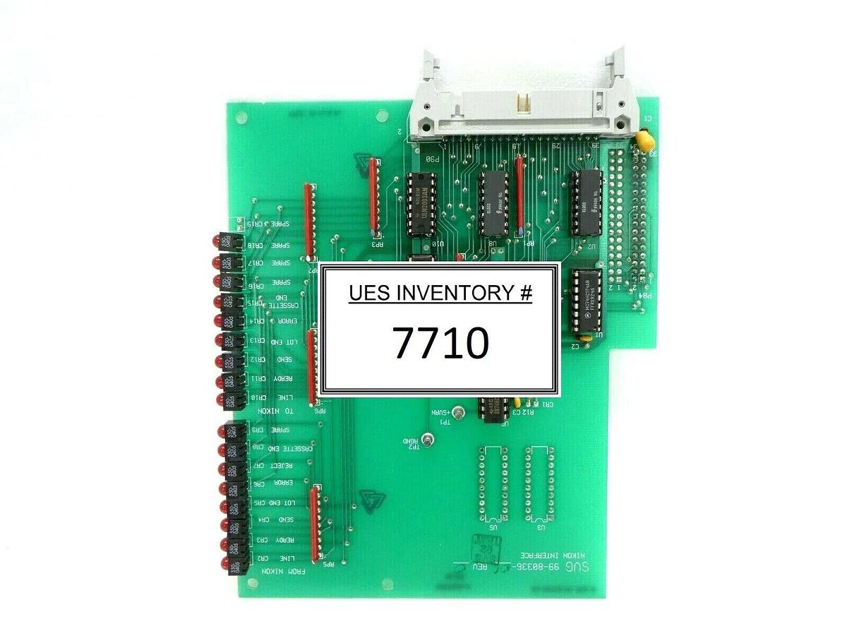 Used SVG Silicon Valley Group 99-80336-06 Nikon Interface PCB 90S Working Surplus