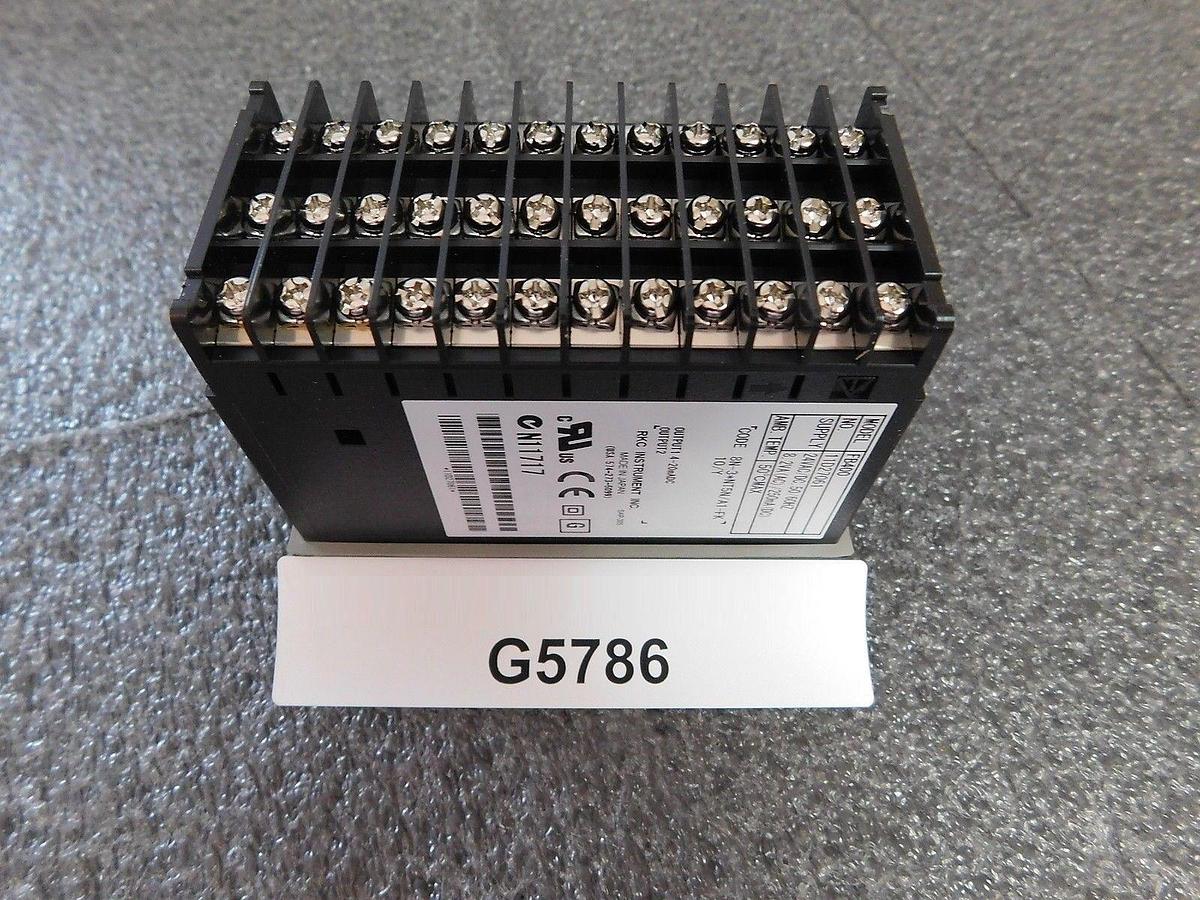 RKC Instrument FB400 Temperature Controller with Ramp and Soak ASM 54-106618A64