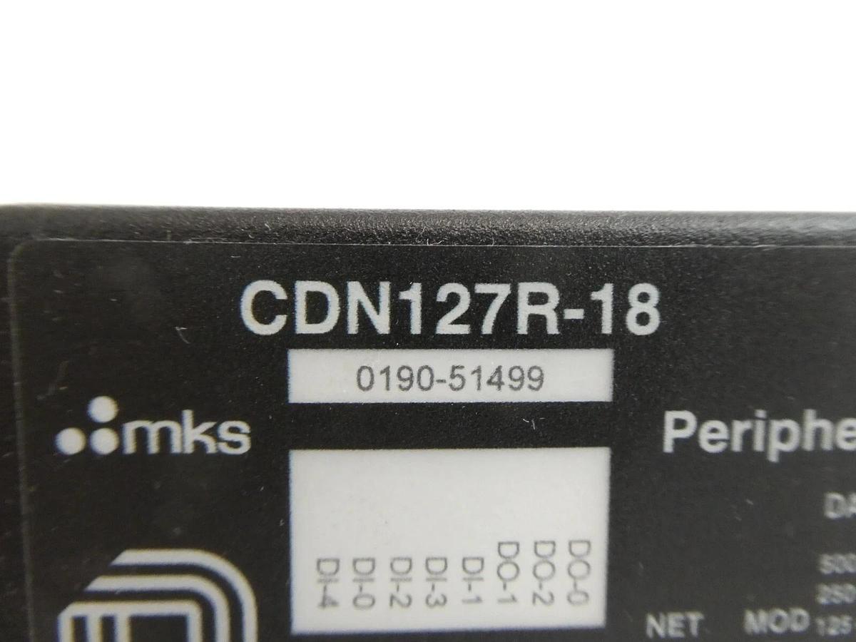 Used MKS Instruments CDN127R-18 I/O Interface Module AMAT 0190-51499 Working Surplus