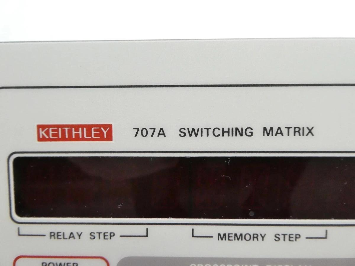 Used Keithley 707A Switching Matrix with 7174A 8x12 Low Current Matrix Cards Surplus