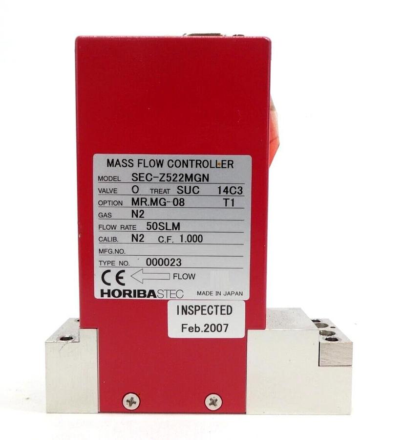 Used Horiba STEC Z500 Mass Flow Controller MFC SEC-Z512MG SEC-Z522MGN Lot of 5 Spare