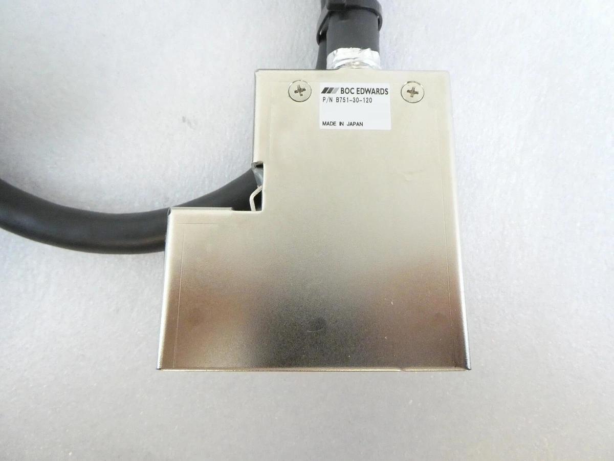 Used STP Edwards B751-30-120 Turbomolecular Pump Control Cable 1M Tested Working