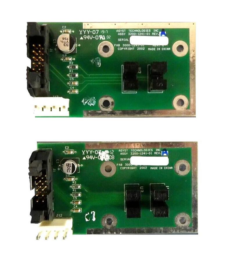 Used Asyst Techologies 3200-1241-01 PCB Board Assembly IsoPort Lot of 2 Working