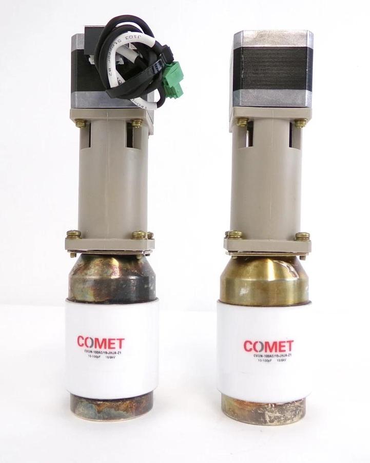Used Comet CVUN-100AC/15-JHJA-Z1 RF Variable Vacuum Capacitor Lot of 4 Working