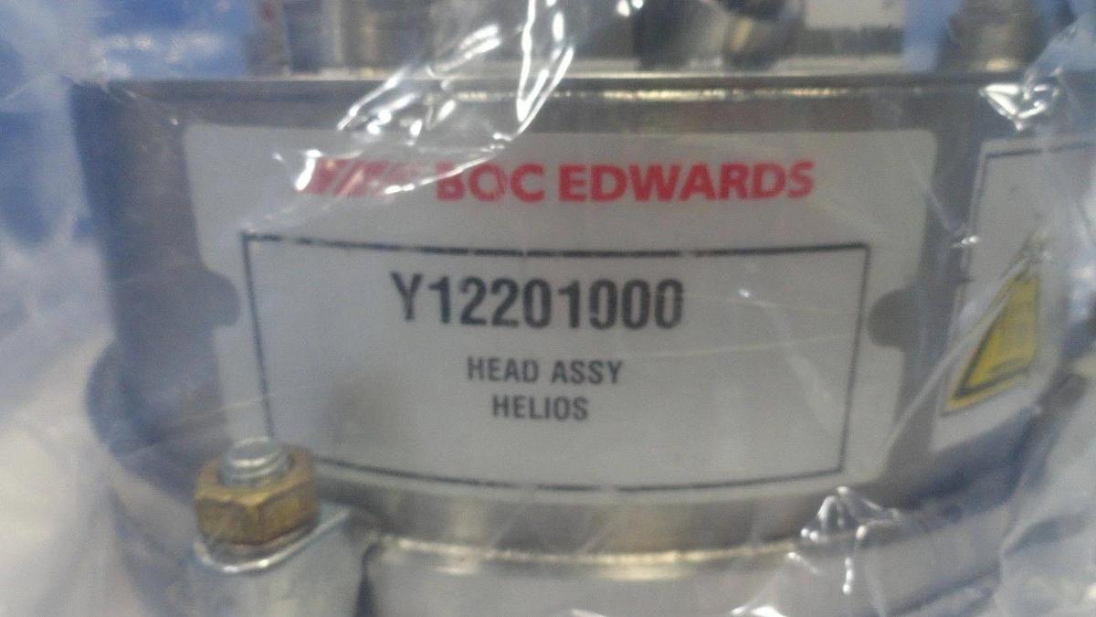 Used Edwards Y12201000 Helios Combustion Chamber Head 500052685 Used Working