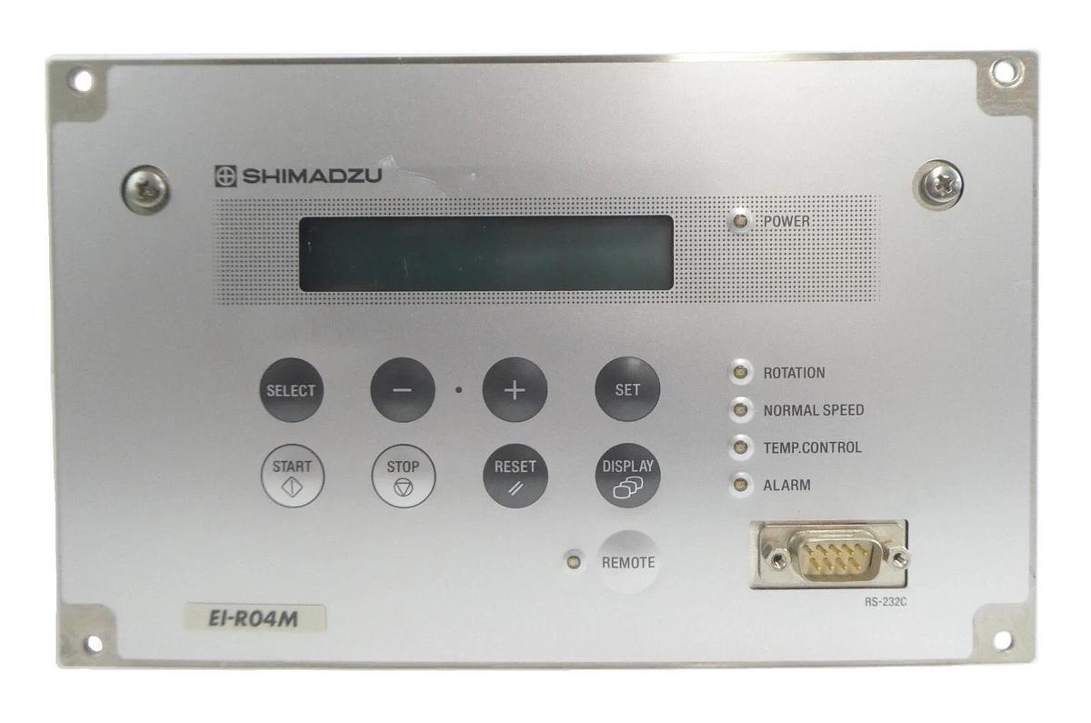 Used Shimadzu EI-R04M K1 Turbomolecular Pump Controller Hitachi M-712E Tested Working