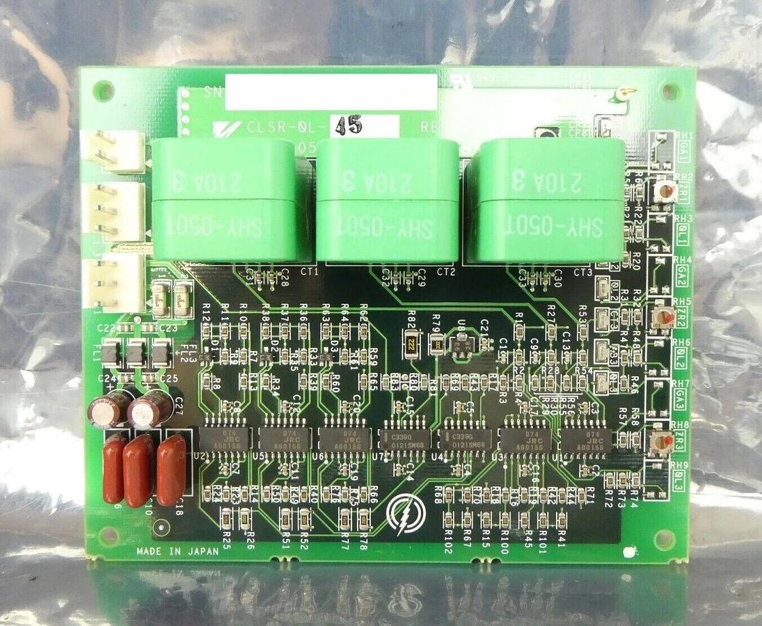 Used Yaskawa CLSR-OL-45 Linear Motor PCB DF0300547-A0 Set of 2 Nikon NSR Working