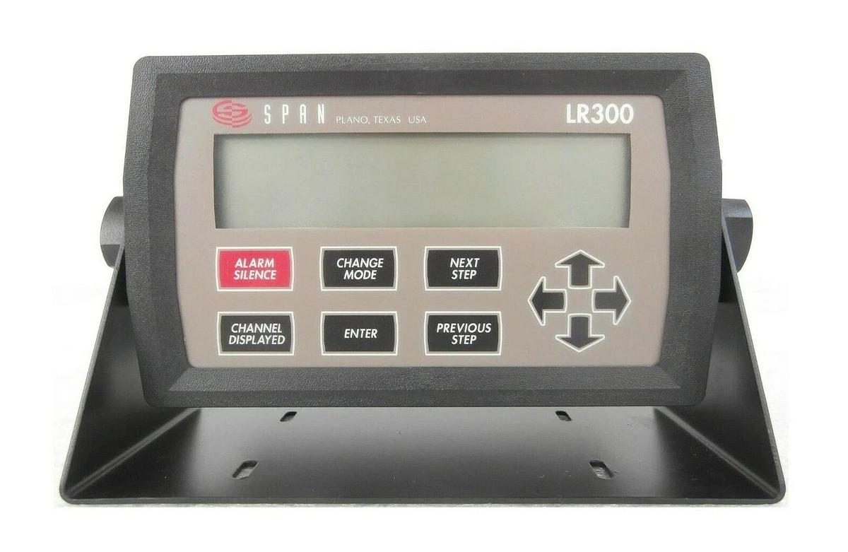 Used SPAN Instruments 2000 2-Channel Display Controller LR300 with Stand Working