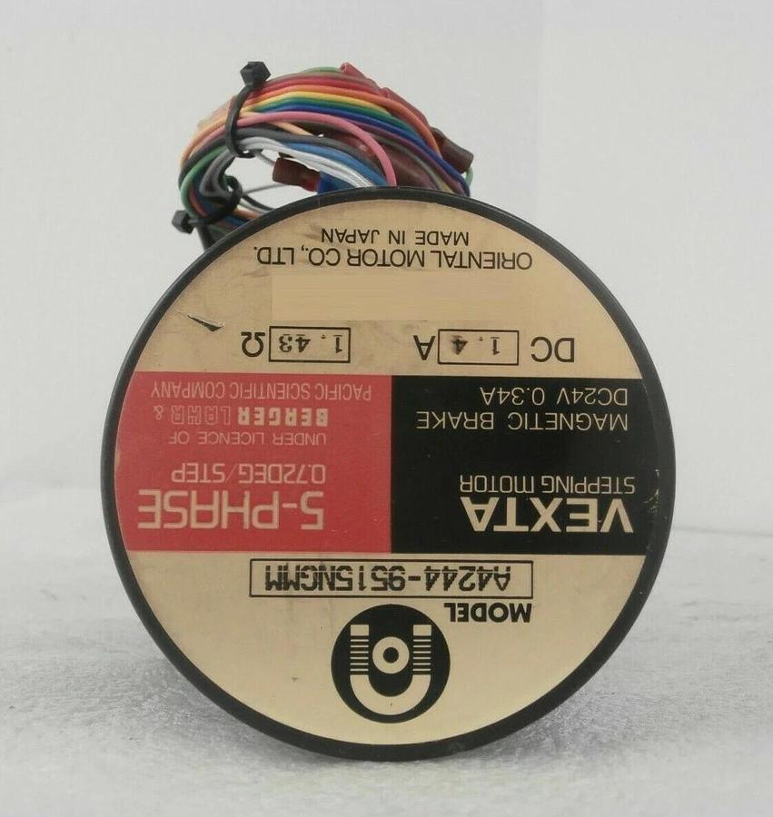 Used Oriental Motor A4244-9515NGMM 5-Phase Stepping Motor VEXTA Working Surplus