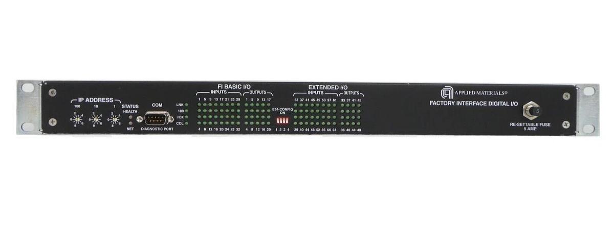 Used MKS Instruments AS01225G-01 Factory Interface Digital I/O Module Working Surplus