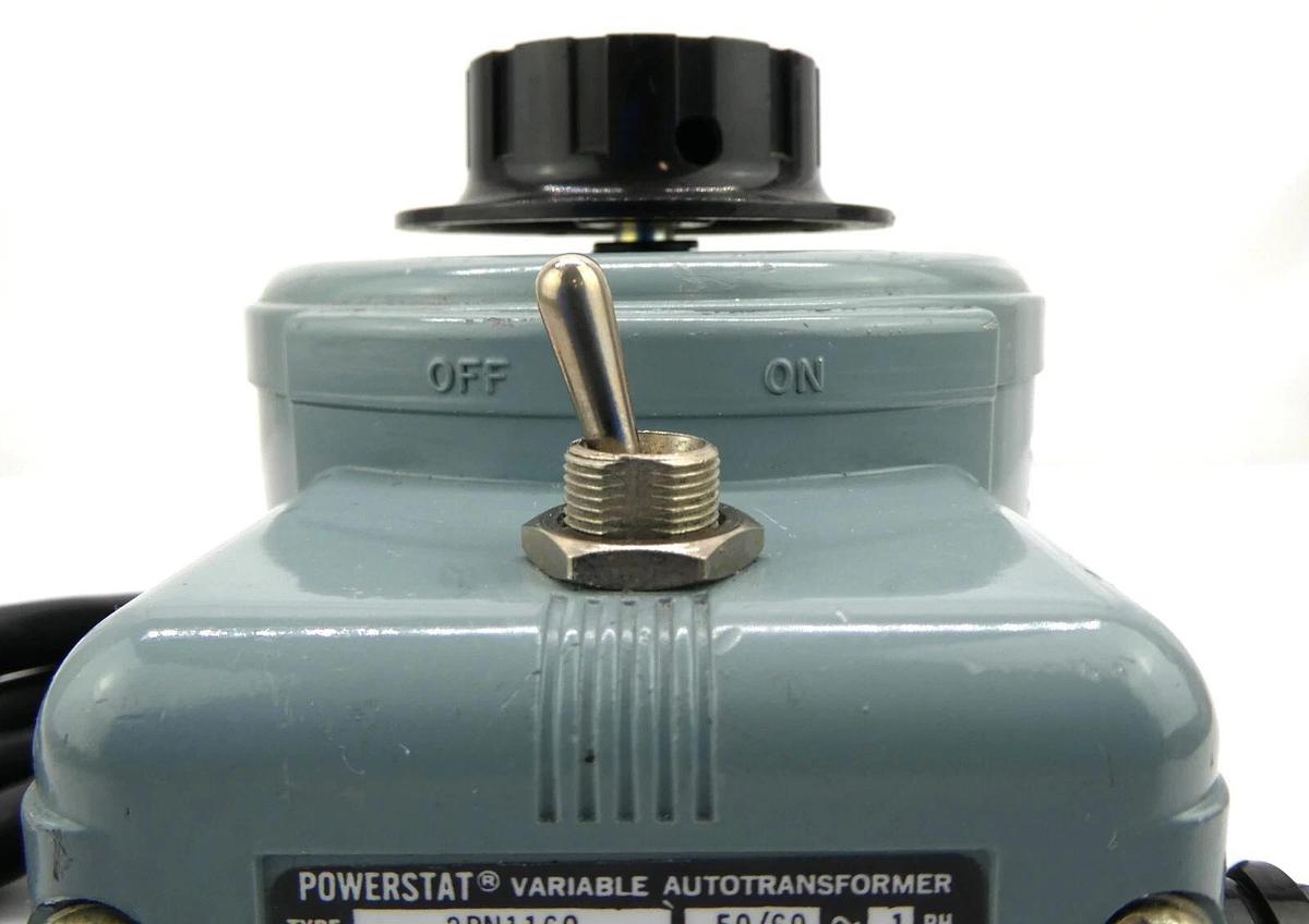 Used Superior Electric 3PN116C Variable Manual Autotransformer Powerstat Working